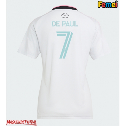 Inter Miami Rodrigo De Paul #7 Tricou Fotbal Replică 2026-27 Femei Treilea Inter Miami Rodrigo De Paul #7 Tricou Fotbal Replică 2026-27 Femei Treilea